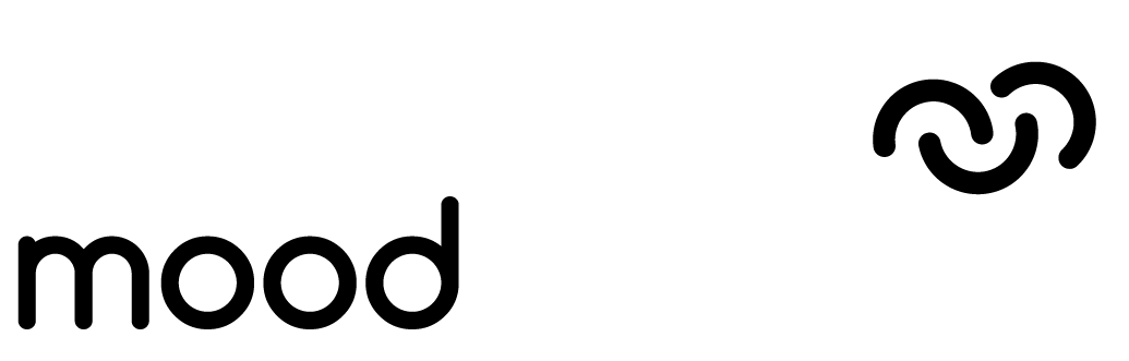 Moodboost logo 2023 zwart wit